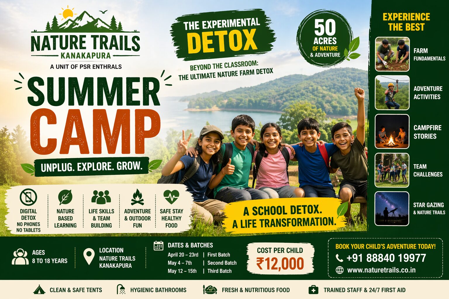 Affordable Summer Camp in Bangalore