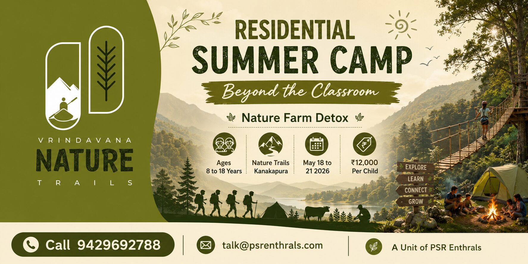 skill-based summer camps Bangalore