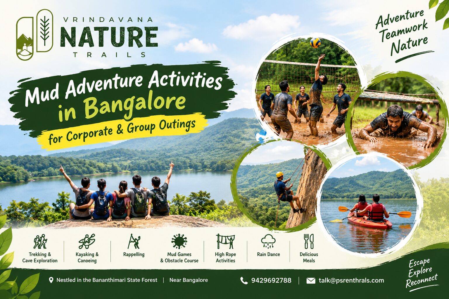 mud adventure activities in Bangalore